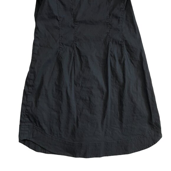 A.L.C. Jessie Poplin Stretch Linen Blend Puff Sleeve Mini Dress 10 Black Cottage - Picture 8 of 16
